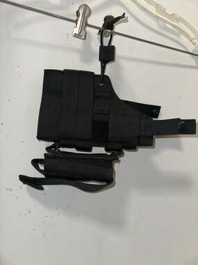 Condor Tactical Universal Holster with Mag Pouch - Black MOLLE